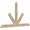 Ekena Millwork Saratoga Rough Sawn Timber Gable Bracket, Douglas Fir, 96"W x 56"H x 2"D x 6"F, 14/12 Pitch GBW096X56X0206SAR00RDF - alternate 5